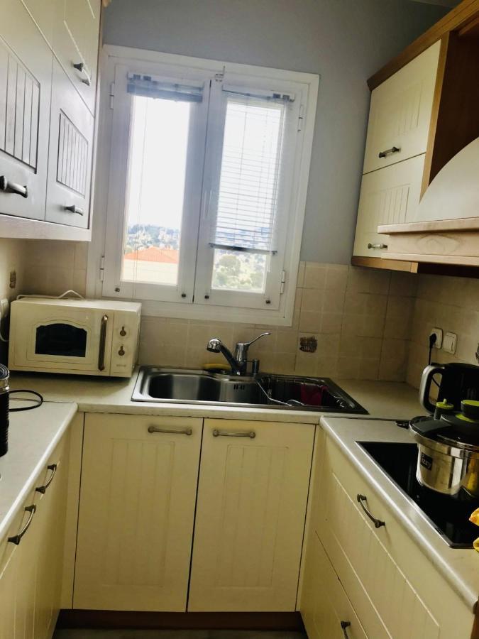 Beautiful Maisonette With A View To The Mountains And The Sea Agia Marina  Zewnętrze zdjęcie