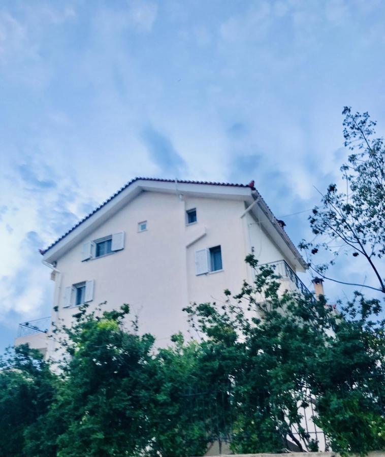 Beautiful Maisonette With A View To The Mountains And The Sea Agia Marina  Zewnętrze zdjęcie
