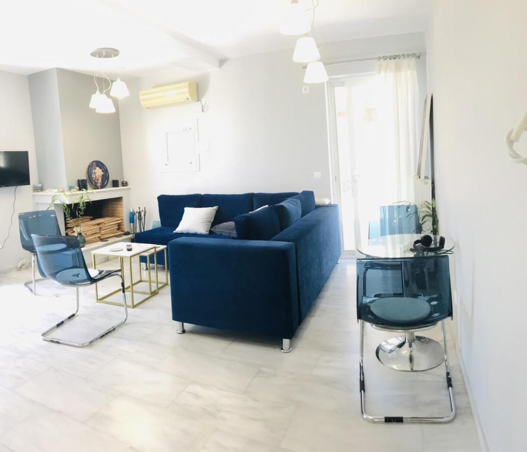 Beautiful Maisonette With A View To The Mountains And The Sea Agia Marina  Zewnętrze zdjęcie