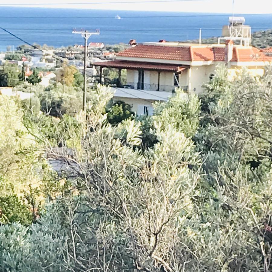Beautiful Maisonette With A View To The Mountains And The Sea Agia Marina  Zewnętrze zdjęcie