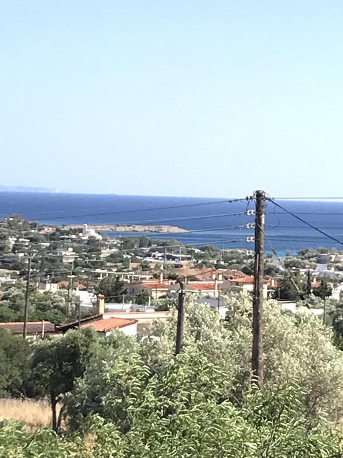 Beautiful Maisonette With A View To The Mountains And The Sea Agia Marina  Zewnętrze zdjęcie