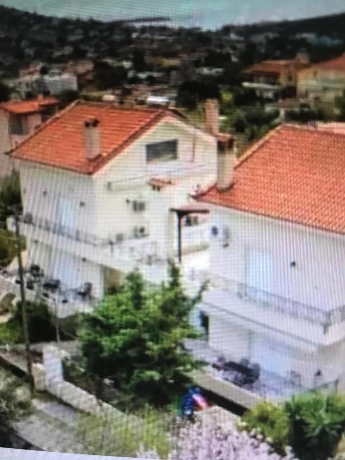Beautiful Maisonette With A View To The Mountains And The Sea Agia Marina  Zewnętrze zdjęcie