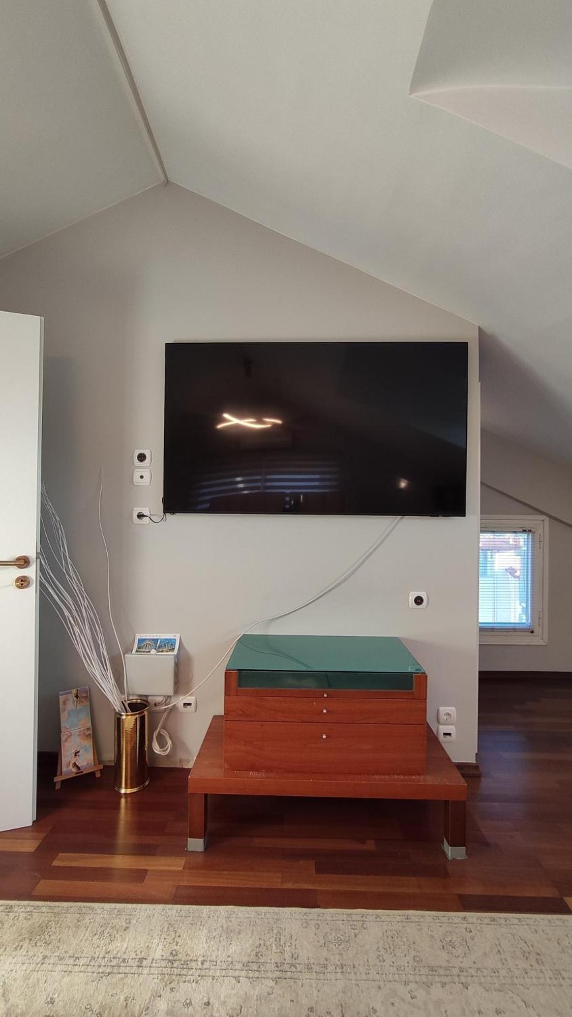 Beautiful Maisonette With A View To The Mountains And The Sea Agia Marina  Zewnętrze zdjęcie