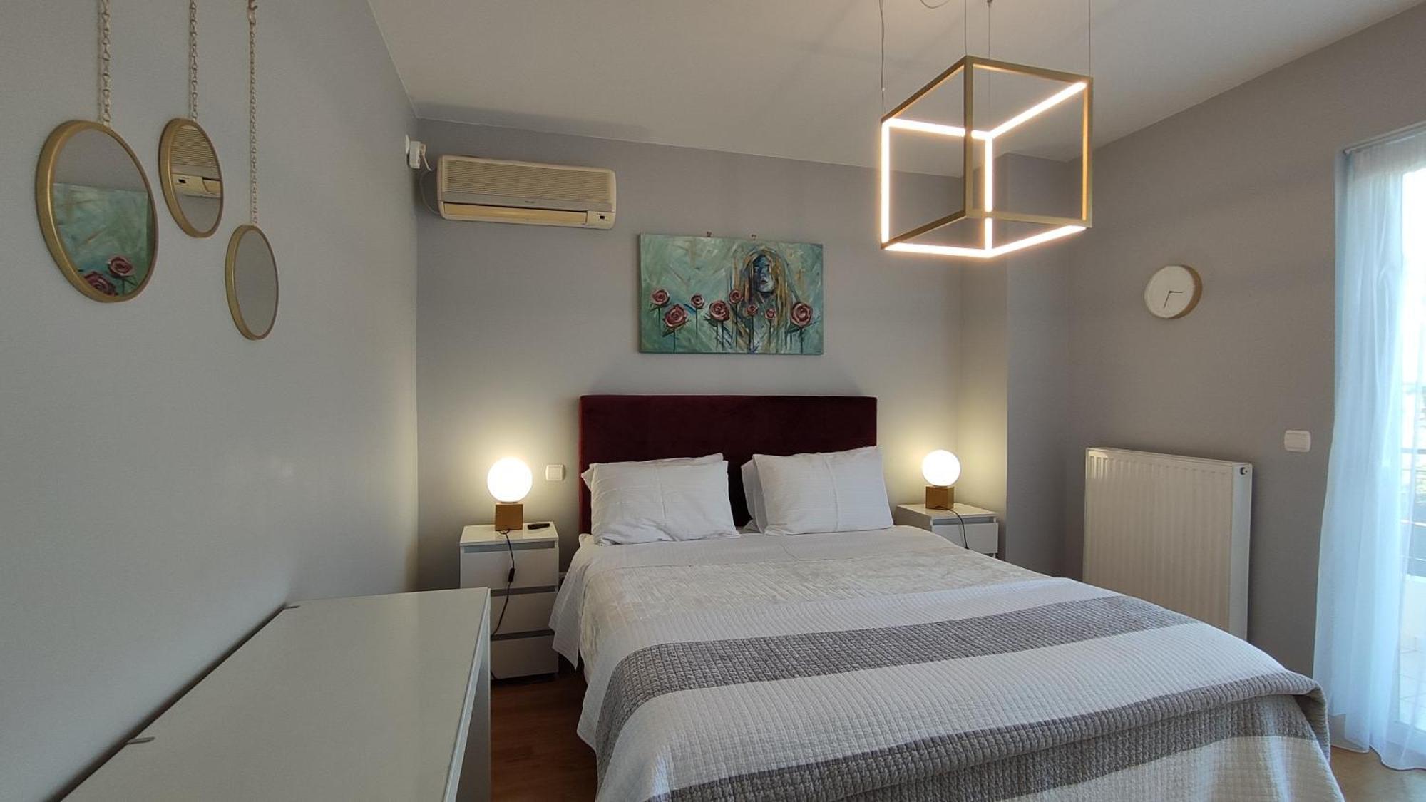 Beautiful Maisonette With A View To The Mountains And The Sea Agia Marina  Zewnętrze zdjęcie